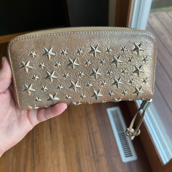 Jimmy Choo star studded collection zip around wallet. - Picture 3 of 11